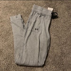 Grey under armor sweat pants